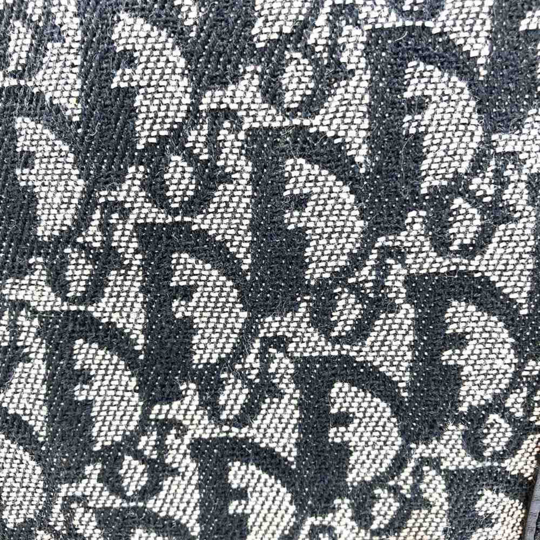 Christian Dior Dior BO C 0032 Handbag Tote Bag Trotter Canvas Leather Black Women's