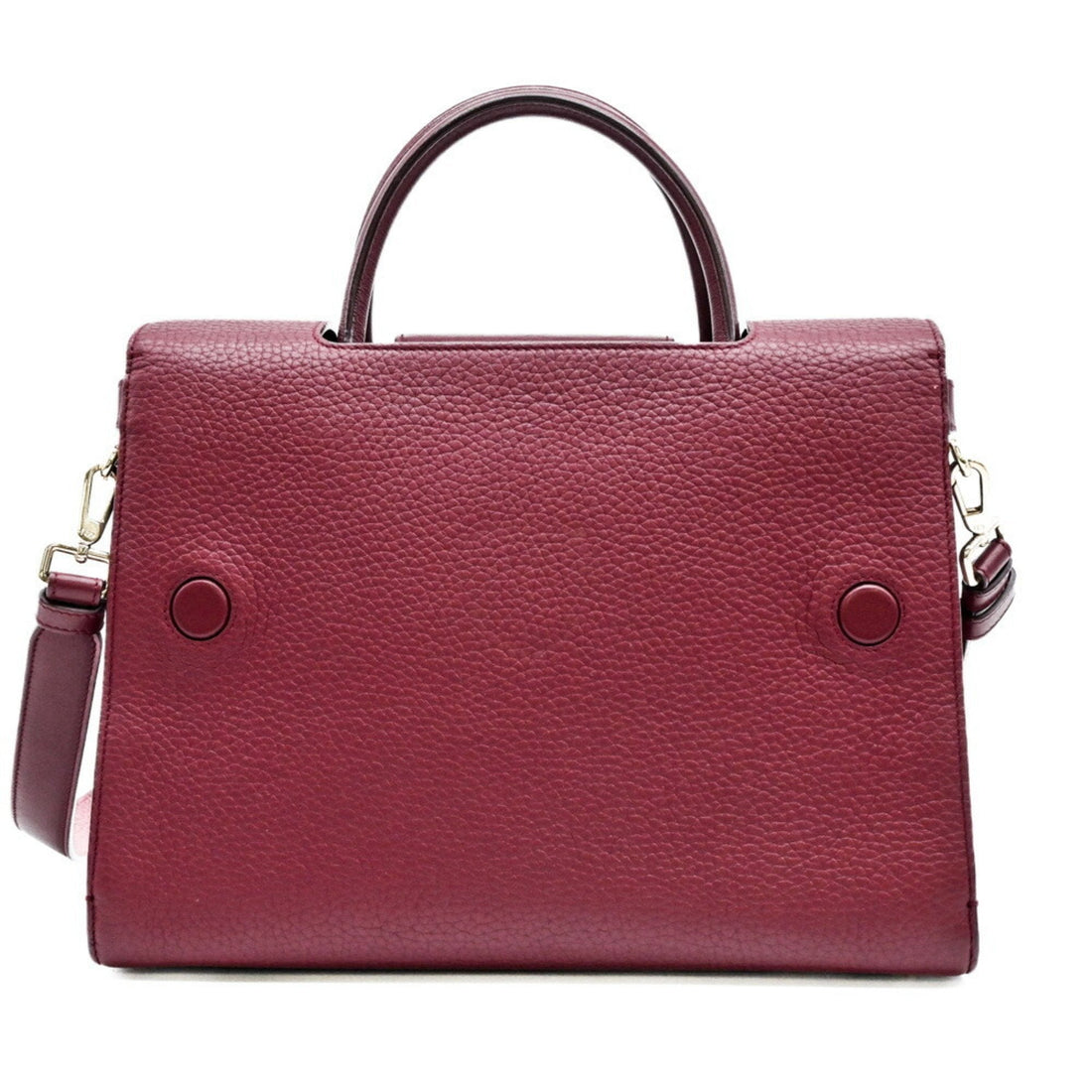 CHRISTIAN DIOR Christian Dior Diorever Ever Shoulder Bag Leather Handbag Bordeaux