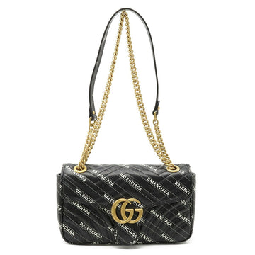 GUCCI BALENCIAGA Balenciaga Collaboration VS Marmont The Hacker Project Small Bag Shoulder Black 443497
