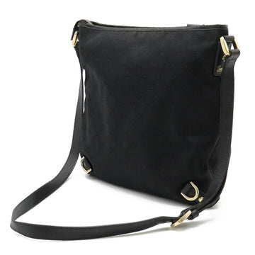 GUCCI VS canvas shoulder bag leather black 131326