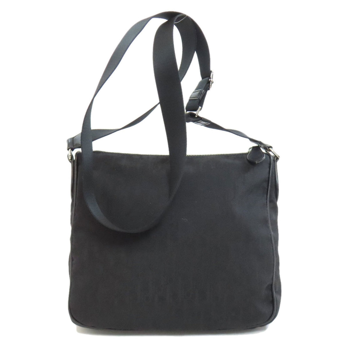 Christian Dior Trotter Pattern Shoulder Bag Nylon Material Women's CHRISTIAN DIOR