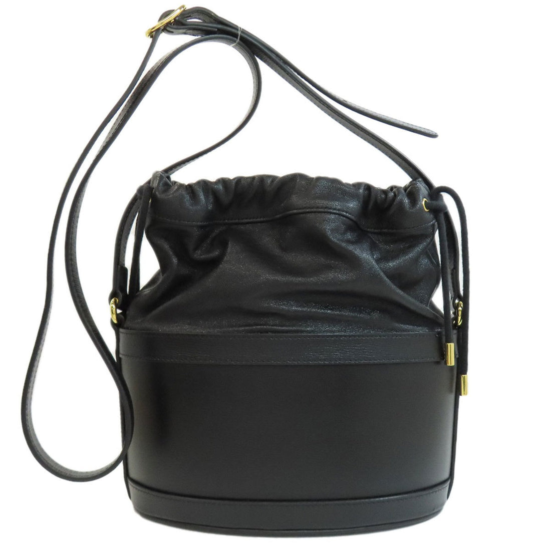Gucci 602118 Horsebit Bucket Bag Long Shoulder Leather Women's GUCCI