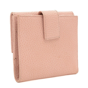 GUCCI VS Marmont Compact Wallet Leather Pink 456122