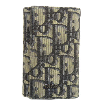 Christian Dior Trotter Pattern Key Case Canvas Women's CHRISTIAN DIOR