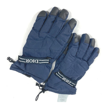 Christian Dior Dior 113C901A0459 Snowboard Ski Gloves Polyamide Men's Navy