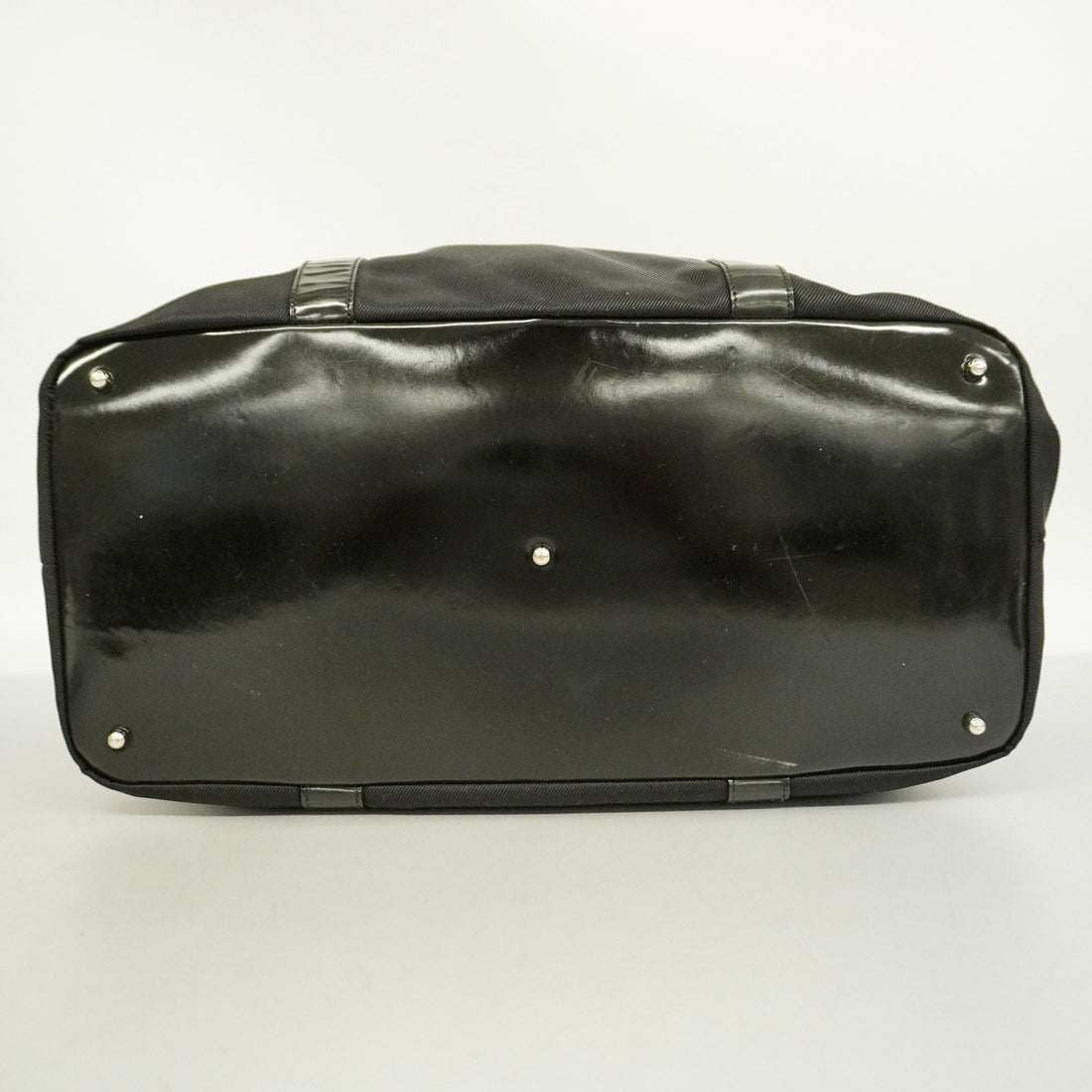 GUCCI  Bamboo Boston Bag 002 3754 0412 Men,Women,Unisex Nylon Canvas Black