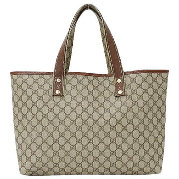 GUCCI bag ladies tote shoulder VS plus brown beige 211134