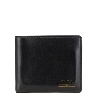Gucci Bi-fold Wallet 547586 Black Leather Men's GUCCI