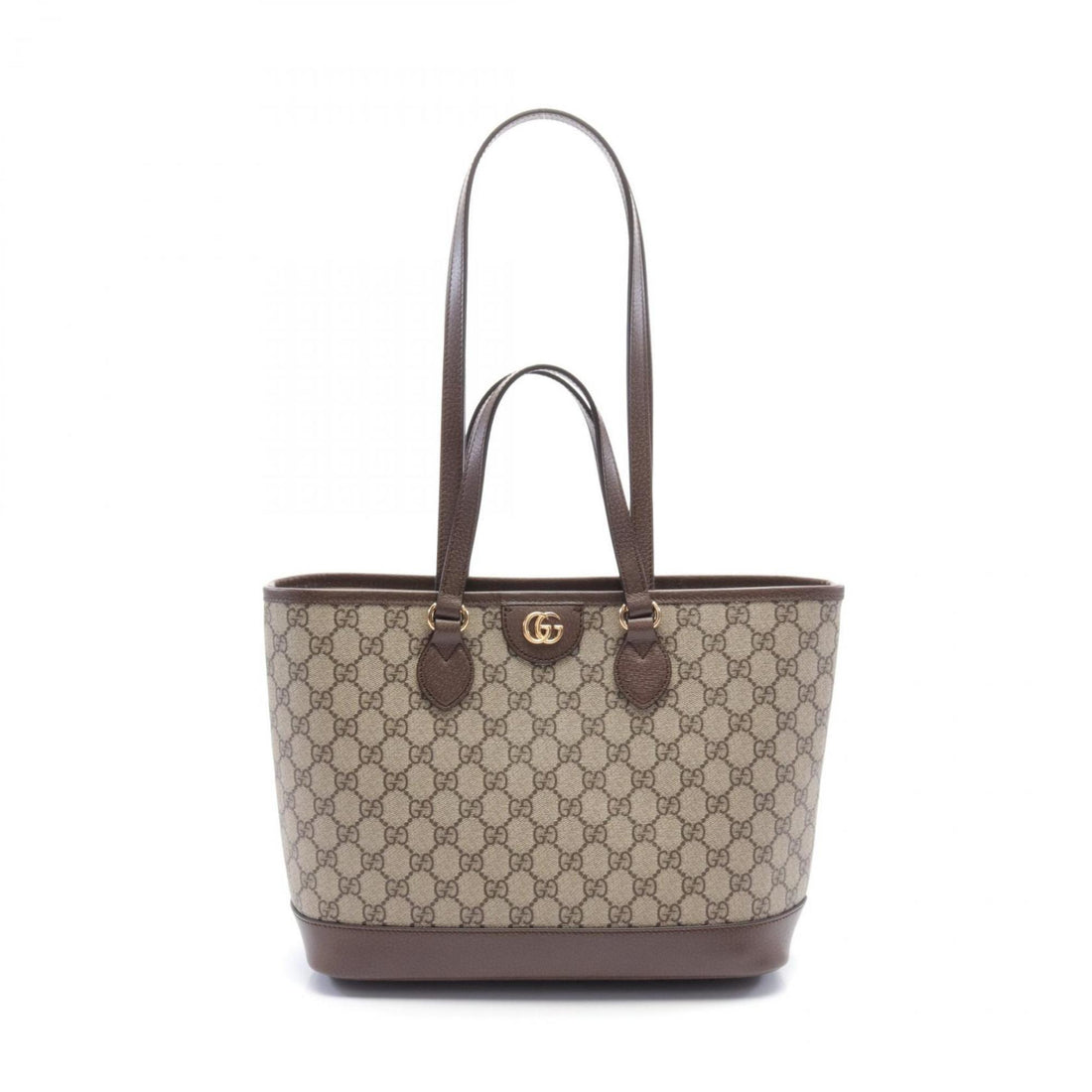 GUCCI Ophidia Small VS Supreme Tote Bag, Coated Canvas, Leather, Women's, Beige, Brown, 765043K9GSG8358