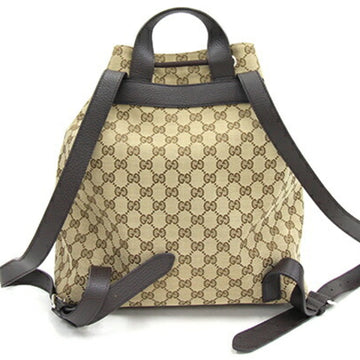 GUCCI Backpack VS Canvas 449175 Beige Leather Men Women