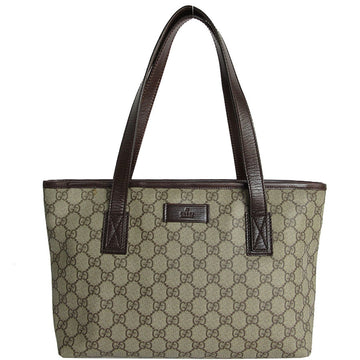 GUCCI Shoulder Bag Tote VS Supreme Leather Beige Brown Women's 181086 s0144a