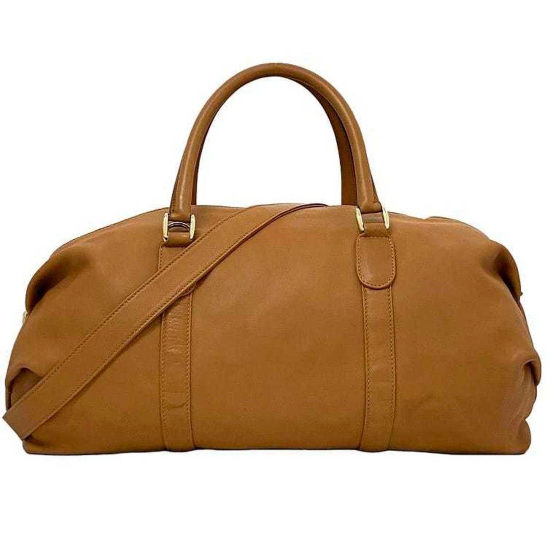 Gucci 2-way Boston bag ec-22324 camel brown 002 115 leather 0297 GUCCI men's women's