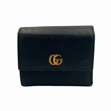 GUCCI VS Marmont Black 546584 Wallet Tri-fold Men's Women's