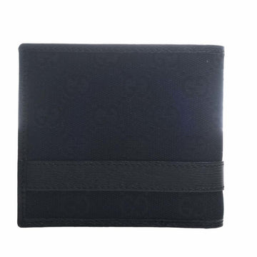 GUCCI VS Canvas Belt Bifold Wallet 295610 Black Men's