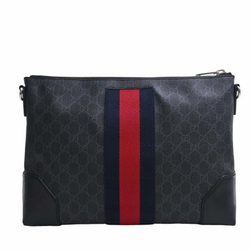 GUCCI VS Supreme Shoulder Bag 474139 Black Men's