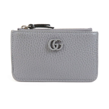 GUCCI VS Marmont key case, leather, grey, silver, for men and women, 701070 e58964f
