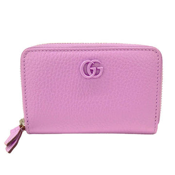 GUCCI Women's Wallet Coin Case Card Leather Petit Marmont Purple 644412 Compact