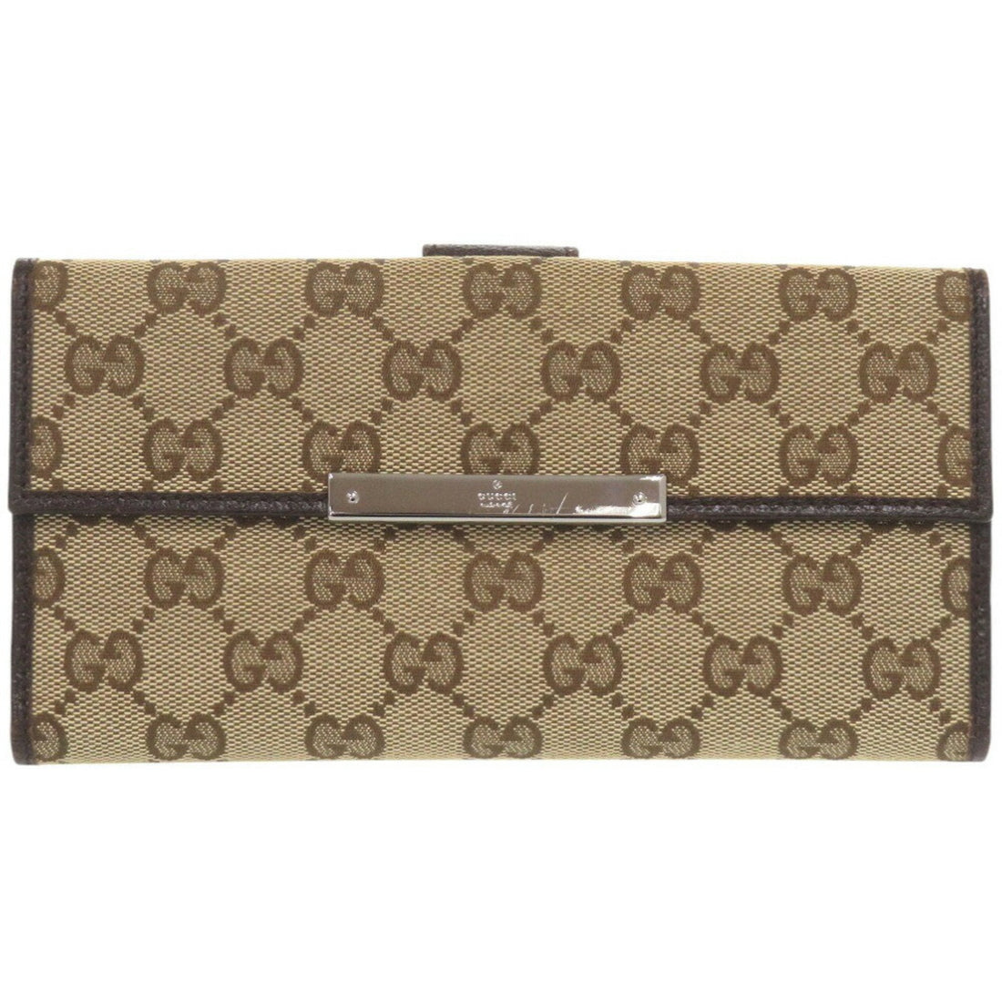 Gucci 112715 VS Canvas Beige Long Wallet 0958GUCCI