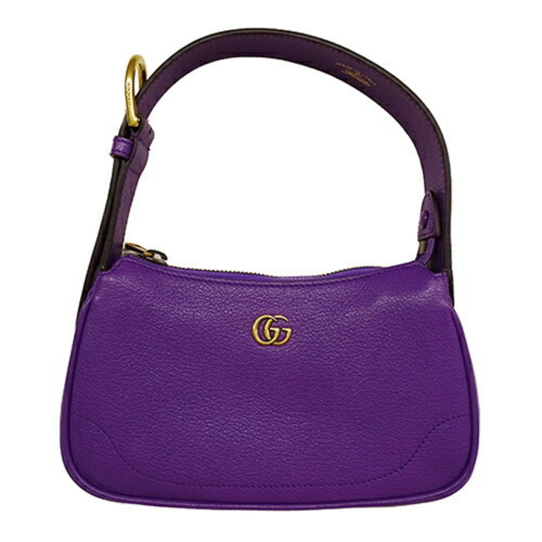 GUCCI Bag Women's Shoulder VS Marmont Aphrodite Leather Purple 739076