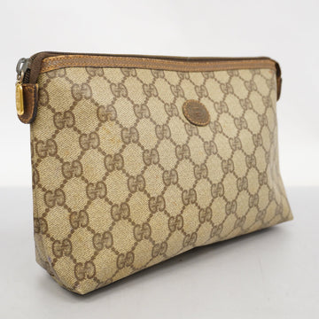 GUCCI  156 01 045 Women's VS Supreme Clutch Bag Beige