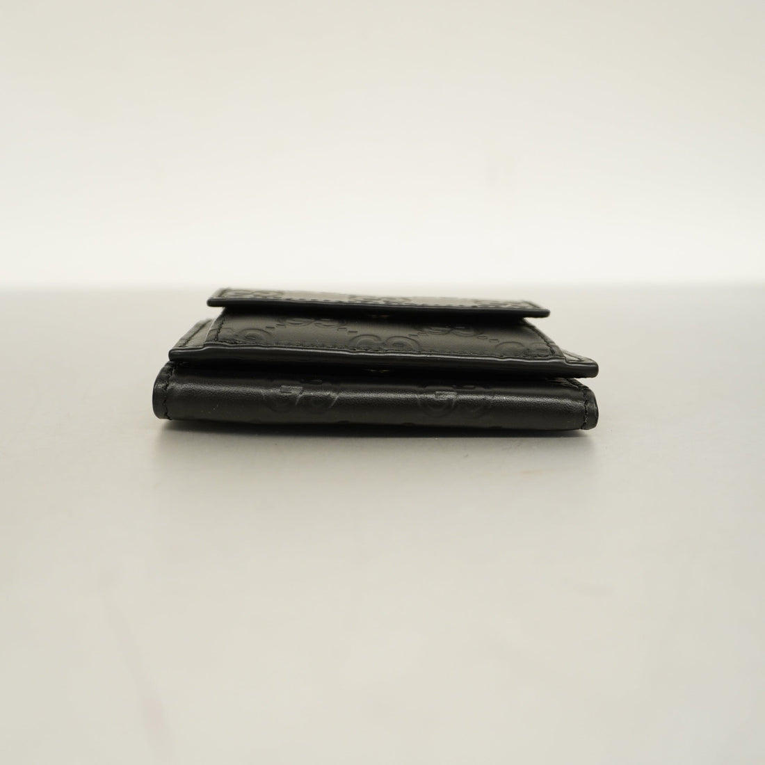 GUCCI  Tri-fold Wallet  Sima 547070 Leather Wallet [tri-fold] Black