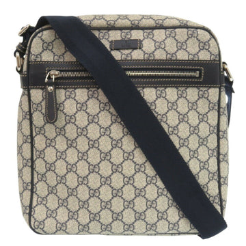 Gucci VS Supreme Canvas Navy Beige 201448 Shoulder Bag 0088GUCCI