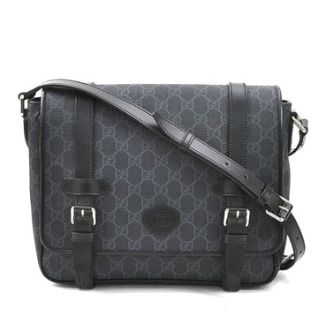 GUCCI Shoulder Bag VS Supreme Black Grey Silver Men's 658542 e59318a