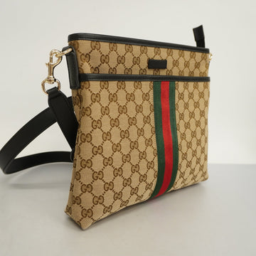 GUCCI  Sherry Line Shoulder Bag 388926 Women's VS Canvas Shoulder Bag Beige