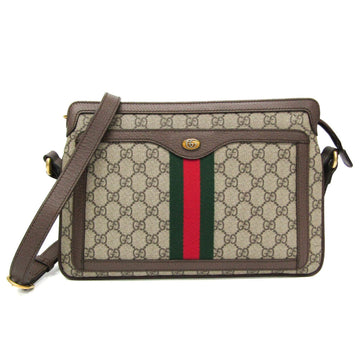 Gucci Ophidia VS Supreme 523354 Women's VS Supreme Shoulder Bag Beige,Brown
