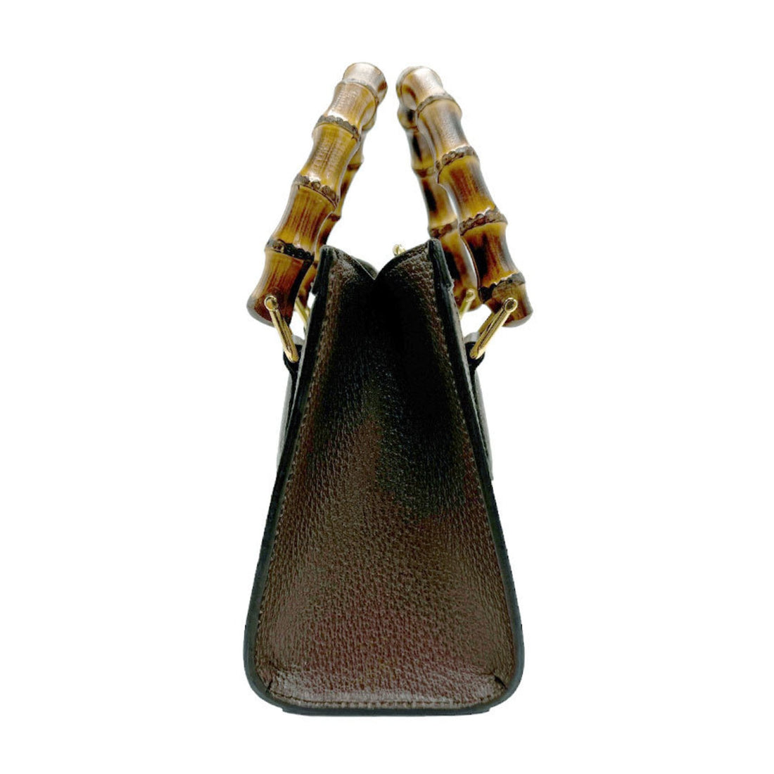 GUCCI Handbag Shoulder Bag Jumbo VS Diana Tote Canvas Leather Brown Women's 655661 z1915