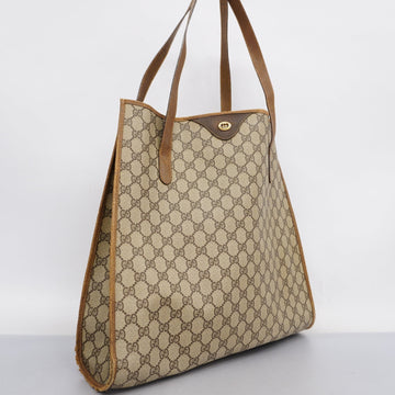 GUCCI  VS Supreme 92 02 998 Women's Tote Bag Beige,Brown