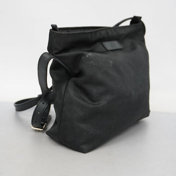 GUCCI  VS Nylon 314529 Nylon,Leather Shoulder Bag Black