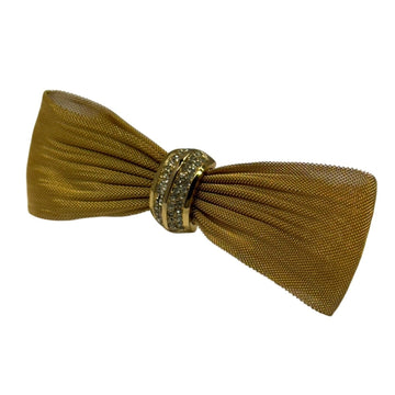 Christian Dior Barrette Ribbon Yellow Women's Mikunigaoka Store ITNGSR7TROAO RM2557R