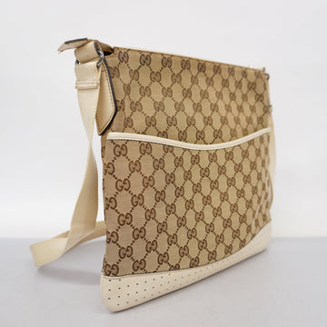 GUCCI  VS Canvas Shoulder Bag 145857 Women's Shoulder Bag Beige,Ivory