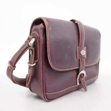GUCCI  VS Canvas Shoulder Bag 001 106 0466 Women's Leather Bordeaux