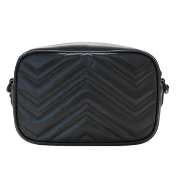 GUCCI Bag Women's VS Marmont Shoulder Leather Black 634936 Quilting