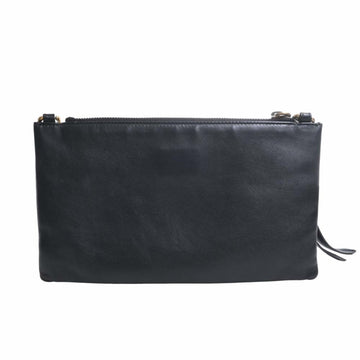 GUCCI VS Marmont Leather Shoulder Bag 453878 Black Women's