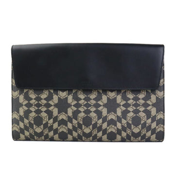 GUCCI Clutch Bag VS Supreme Leather Brown Black Men's 406725 e59272k