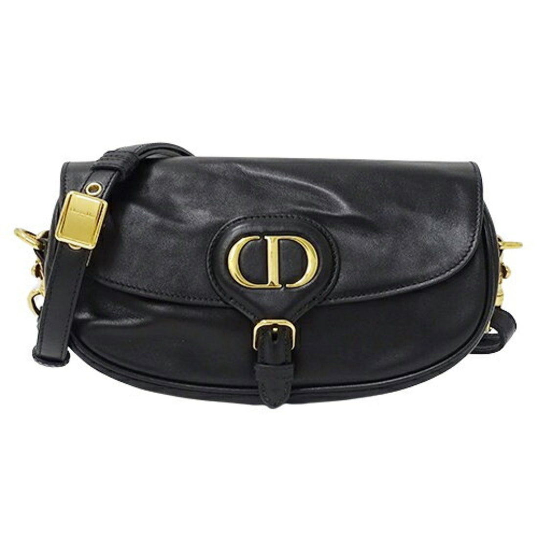 Christian Dior Dior Bag Women's Shoulder Hobby Leather Black