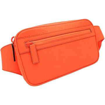 GUCCI Gucci Belt Bag 771422 Body VS Rubber Effect Leather Bright Orange 352032