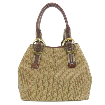 Christian Dior Trotter Pattern Handbag Canvas Women's CHRISTIAN DIOR