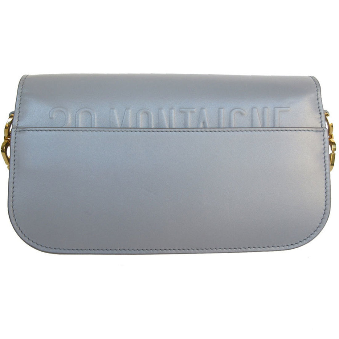 Christian Dior Shoulder Bag 30 Montaigne Leather Grey Women's k0031i