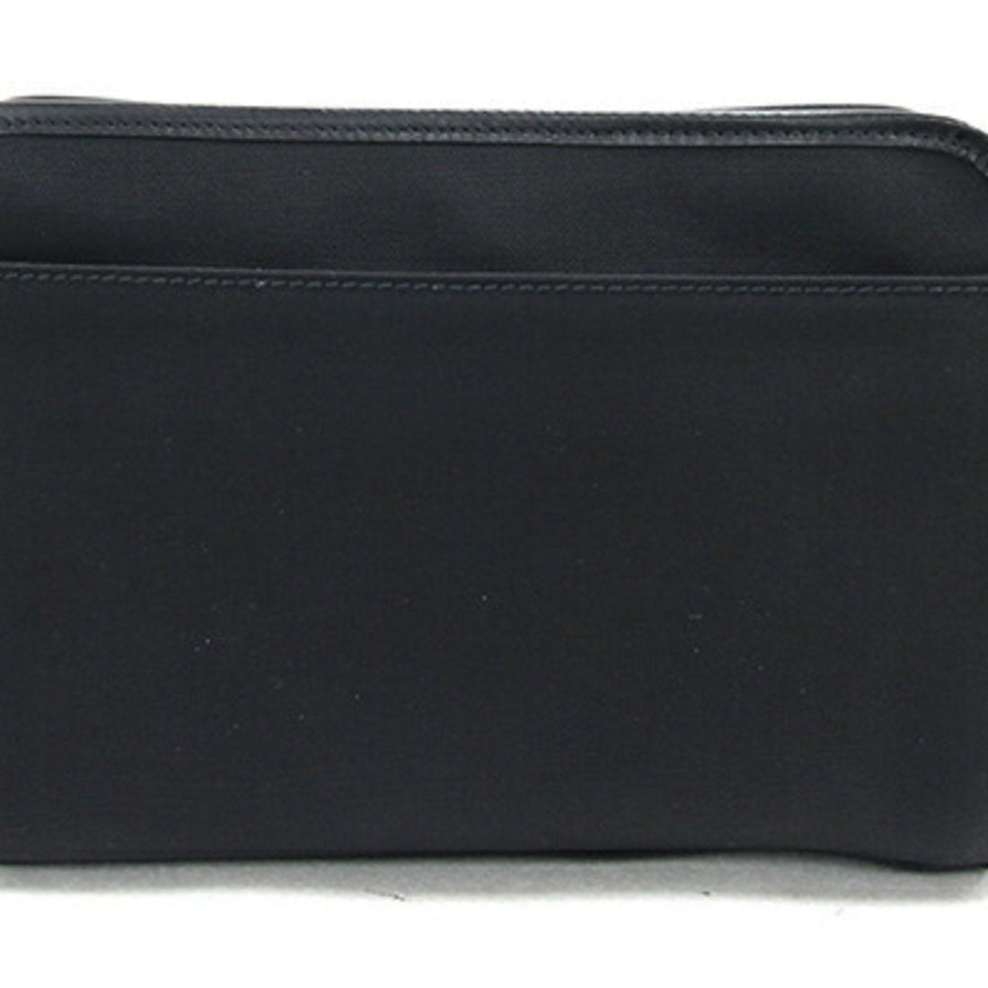 Gucci Second Bag 108844 Black Nylon Canvas Leather Clutch Men's GUCCI