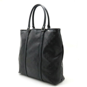 GUCCI VS Implement Tote Bag Large Shoulder PVC Leather Black 223668