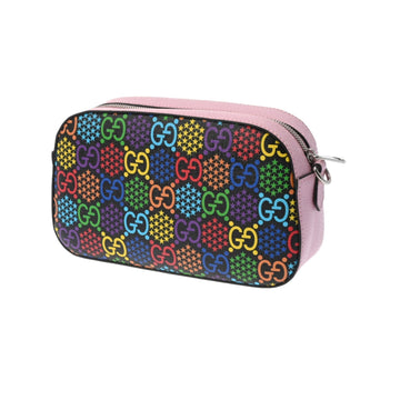 GUCCI VS Psychedelic Pink/Multicolor 574886 Women's PVC Shoulder Bag