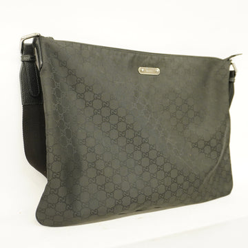 GUCCI  Shoulder Bag VS Nylon 190628 Women's Nylon,Leather Shoulder Bag Black