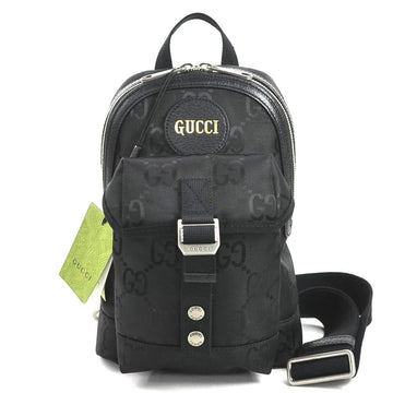 GUCCI Body Bag Off the Grid Nylon Canvas Black Men's 658631 90010n