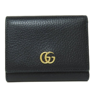Gucci 474746 VS Marmont Tri-fold Wallet Bi-fold Leather Women's GUCCI