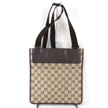GUCCI 27639 213317 Shoulder Bag VS Canvas Brown Women's