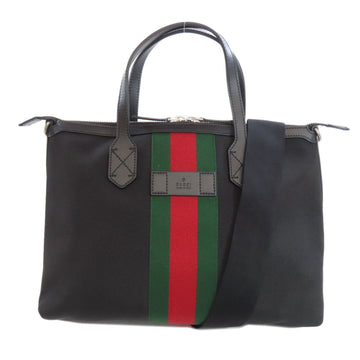 Gucci 630923 Outlet Sherry Line Handbag Canvas Leather Women's GUCCI